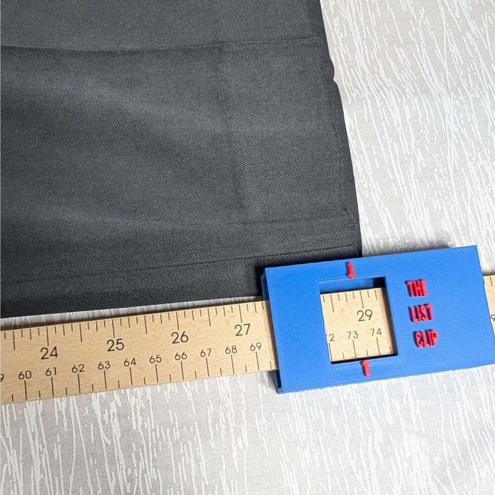 Tommy Bahama Mens Pants 34x30 TAGGED Black Silk Dress Pants 35x29 MEASURED - Picture 7 of 7